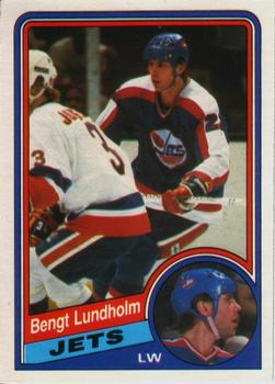1984-85 O-Pee-Chee #341 Bengt Lundholm Front