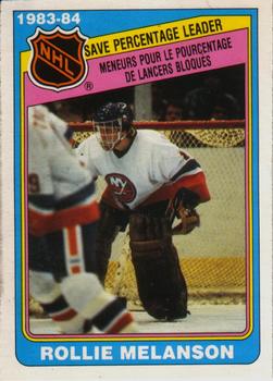 1984-85 O-Pee-Chee #387 Rollie Melanson Front