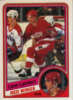1984-85 O-Pee-Chee #57 Lane Lambert Front