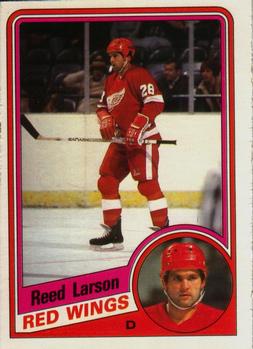 1984-85 O-Pee-Chee #58 Reed Larson Front