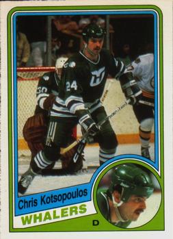 1984-85 O-Pee-Chee #73 Chris Kotsopoulos Front