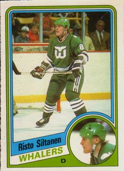 1984-85 O-Pee-Chee #78 Risto Siltanen Front