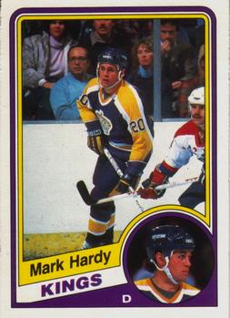 1984-85 O-Pee-Chee #86 Mark Hardy Front