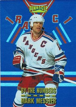 1996-97 Pinnacle - By the Numbers Premium Stock #12 Mark Messier Front
