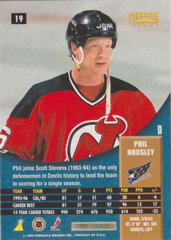 1996-97 Pinnacle - Foil #19 Phil Housley Back