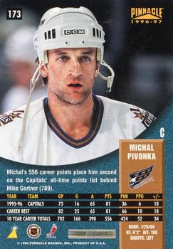 1996-97 Pinnacle - Premium Stock #173 Michal Pivonka Back
