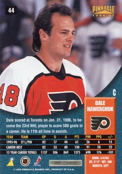 1996-97 Pinnacle - Premium Stock #44 Dale Hawerchuk Back