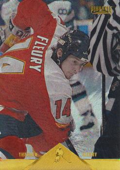 1996-97 Pinnacle - Rink Collection #6 Theoren Fleury Front