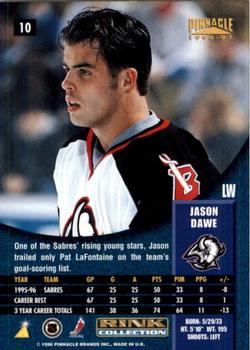 1996-97 Pinnacle - Rink Collection #10 Jason Dawe Back