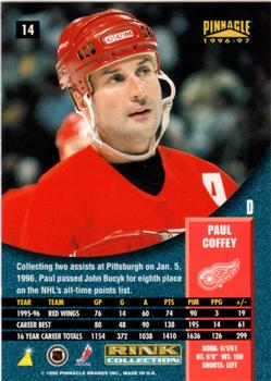 1996-97 Pinnacle - Rink Collection #14 Paul Coffey Back