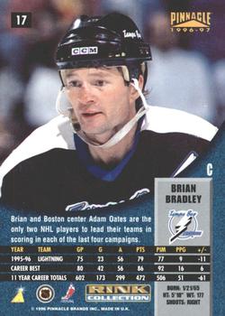 1996-97 Pinnacle - Rink Collection #17 Brian Bradley Back