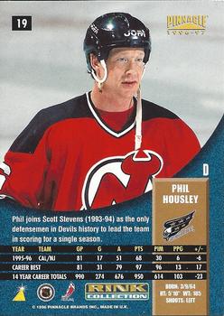 1996-97 Pinnacle - Rink Collection #19 Phil Housley Back