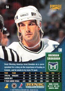 1996-97 Pinnacle - Rink Collection #56 Brendan Shanahan Back