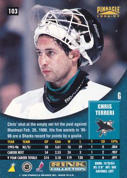  (CI) Chris Terreri Hockey Card 1997-98 SP Authentic (base) 33 Chris  Terreri : Collectibles & Fine Art
