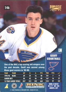1996-97 Pinnacle - Rink Collection #146 Geoff Courtnall Back