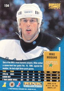 1996-97 Pinnacle - Rink Collection #154 Mike Modano Back
