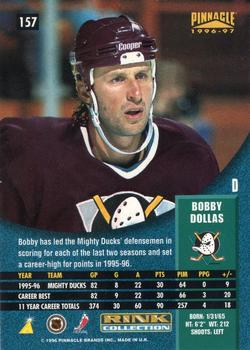 1996-97 Pinnacle - Rink Collection #157 Bobby Dollas Back