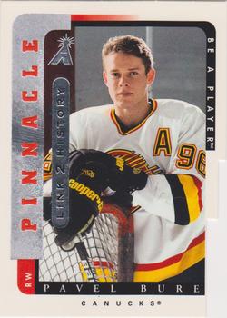 1996-97 Pinnacle Be a Player - Link 2 History #LTH-4B Pavel Bure Front