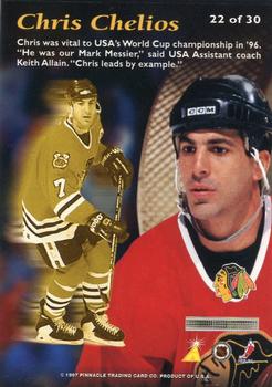 1996-97 Pinnacle Mint Collection - Bronze #22 Chris Chelios Back