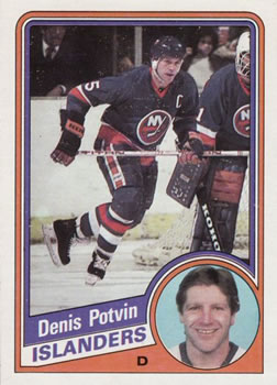 1984-85 Topps #100 Denis Potvin Front