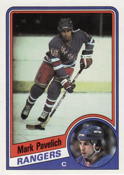 1984-85 Topps #113 Mark Pavelich Front