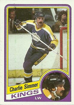 1984-85 Topps #69 Charlie Simmer Front