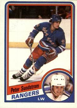 1984-85 Topps #116 Peter Sundstrom Front