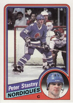 1984-85 Topps #130 Peter Stastny Front