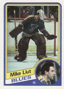 1984-85 Topps #132 Mike Liut Front