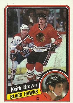1984-85 Topps #28 Keith Brown Front