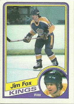 1984-85 Topps #66 Jim Fox Front