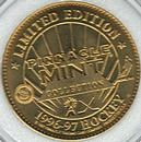 1996-97 Pinnacle Mint Collection - Coins Brass #4 Jaromir Jagr Back