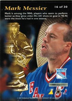 1996-97 Pinnacle Mint Collection - Silver #16 Mark Messier Back