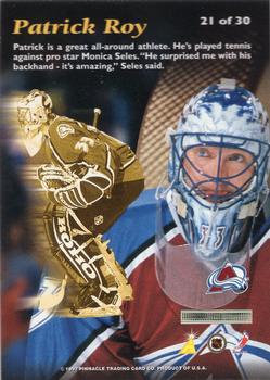 1996-97 Pinnacle Mint Collection - Silver #21 Patrick Roy Back