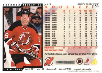 1996-97 Score - Artist's Proofs #153 Phil Housley Back