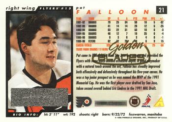 1996-97 Score - Golden Blades #21 Pat Falloon Back