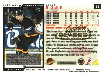 1996-97 Score - Golden Blades #35 Pavel Bure Back