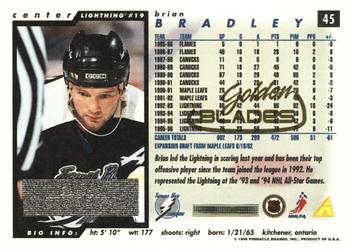 1996-97 Score - Golden Blades #45 Brian Bradley Back
