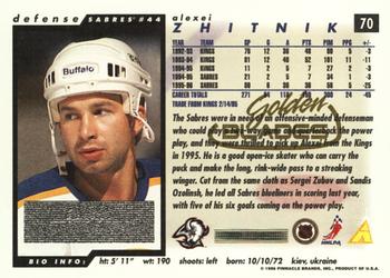 1996-97 Score - Golden Blades #70 Alexei Zhitnik Back