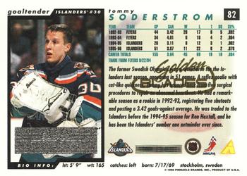 1996-97 Score - Golden Blades #82 Tommy Soderstrom Back