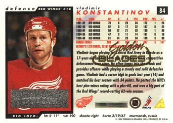 1996-97 Score - Golden Blades #84 Vladimir Konstantinov Back