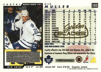 1996-97 Score - Golden Blades #103 Kirk Muller Back