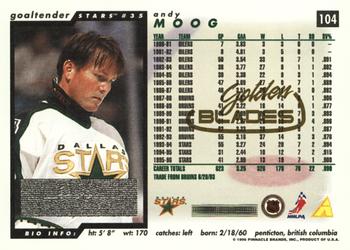 1996-97 Score - Golden Blades #104 Andy Moog Back