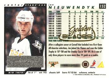 1996-97 Score - Golden Blades #152 Joe Nieuwendyk Back