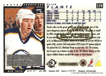 1996-97 Score - Golden Blades #174 Derek Plante Back
