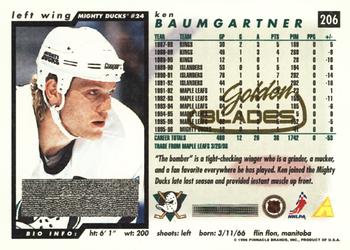 1996-97 Score - Golden Blades #206 Ken Baumgartner Back