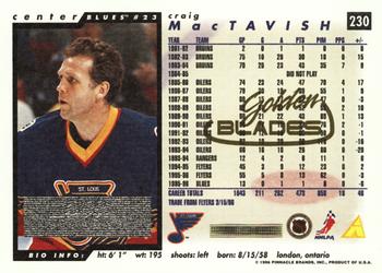 Craig MacTavish autographed Hockey Card (St. Louis Blues, 67) 1996 Score  #230