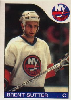 1985-86 O-Pee-Chee #107 Brent Sutter Front