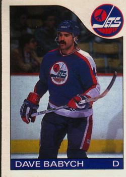 1985-86 O-Pee-Chee #10 Dave Babych Front