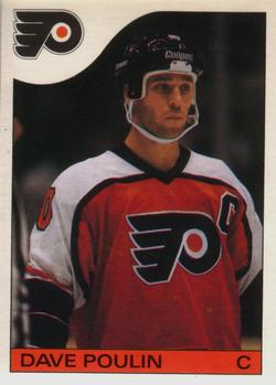 1985-86 O-Pee-Chee #128 Dave Poulin Front